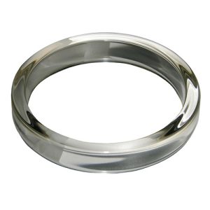B1944 - RESIN BRACELET ROUND BANGLE "ICE"